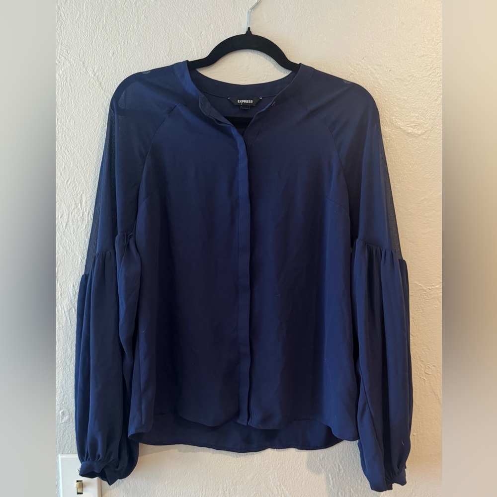 Express Deep Blue Women's Blouse